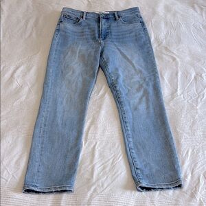 Aritzia Denim Forum Light Blue Lola High Rise Skinny Jeans Size 29